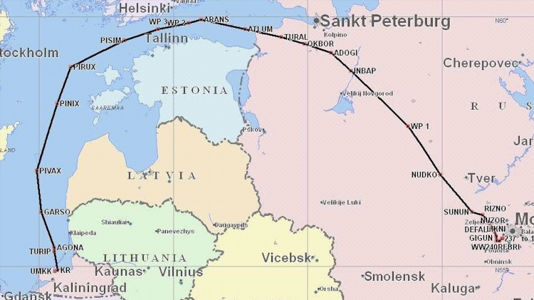 Город калининград на карте