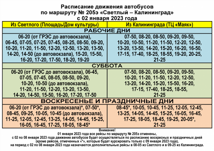 Расписание автобуса калининград балтийск на сегодня